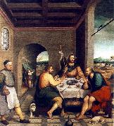 BASSANO, Jacopo Supper at Emmaus sf oil painting